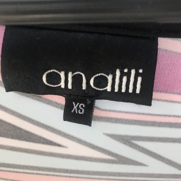 Authentic Analili Colorful Abstract Print Dress. Size XS. - Picture 5 of 7